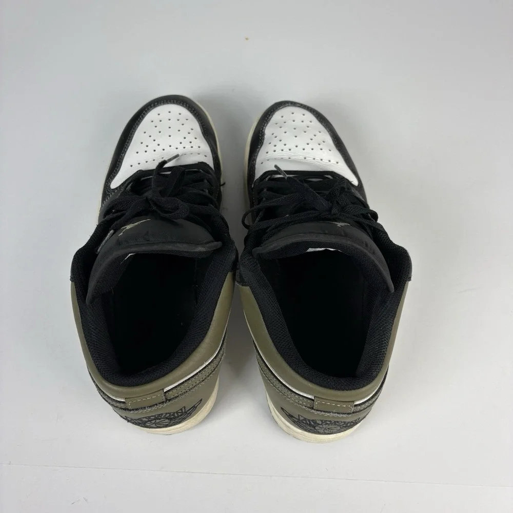 Size 10 - Air Jordan 1 Low Black Toe Medium Olive